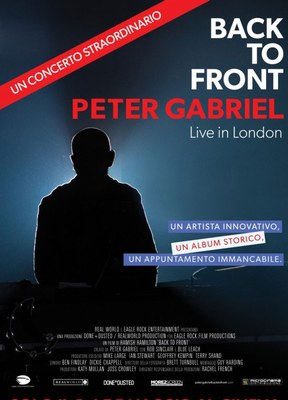 Back to front concerto di Peter Gabriel