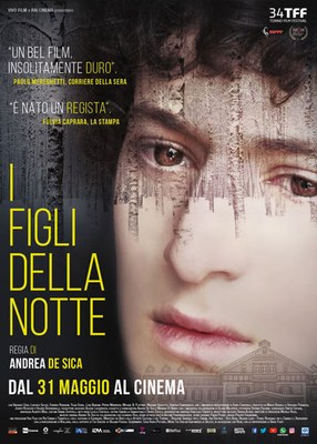 Proiezione del film I figli della notte, in sala presenta il film il regista Andrea De Sica con Vincenzo Crea, Ludovico Succio e Yuliia Sobol