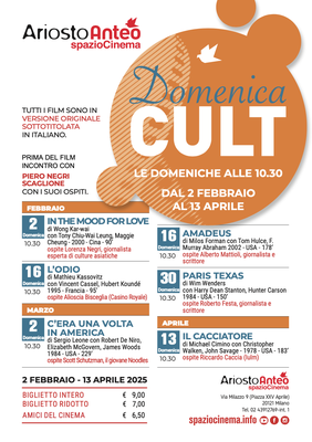 DOMENICA CULT: la nuova rassegna dedicata ai film cult restaurati