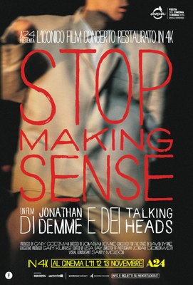 Il film dei Talking Heads, STOP MAKING SENSE, torna in sala restaurato in 4K | Introduzione di Tommaso Toma – direttore di Billboard Italia