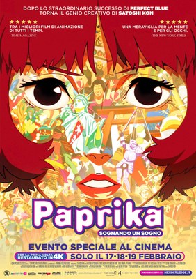 PAPRIKA - SOGNANDO UN SOGNO, restaurato in 4k dell’amatissimo Satoshi Kon | Introduzione e dibattito in sala